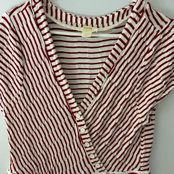 Anthropologie Maeve Paladino Textured Wrap Dress Size XL - Picture 5 of 8